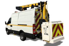 Van Rental Southport - 12.5M Cherry Picker 3.5T - Van hire Southport